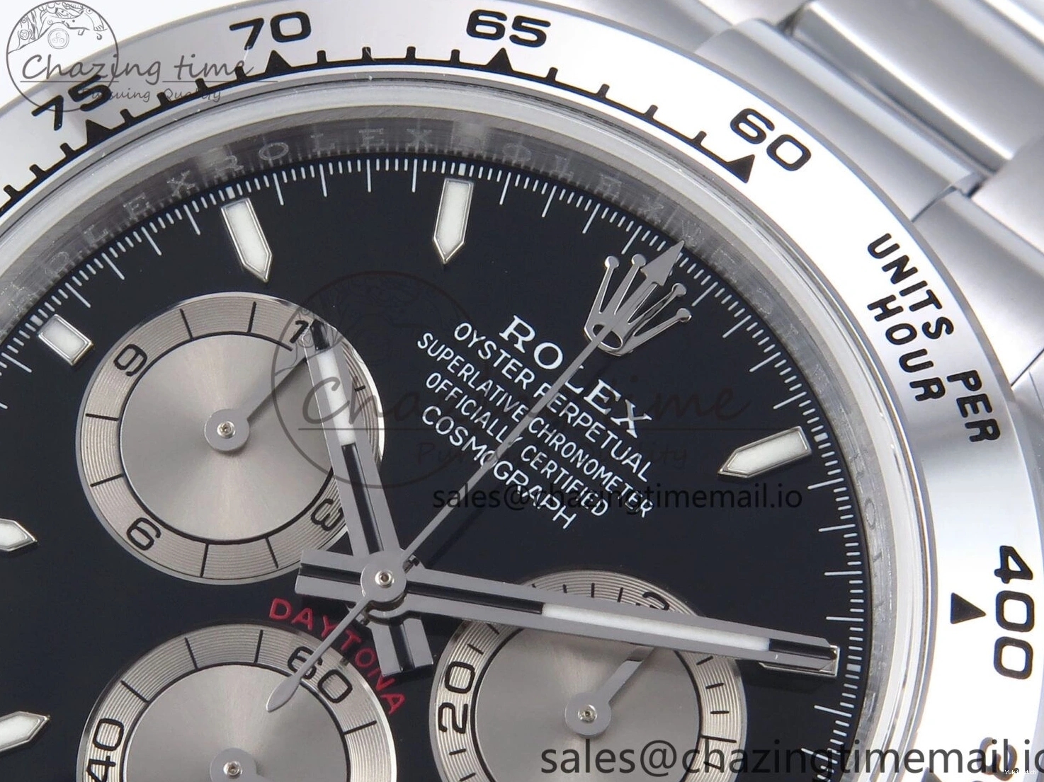 SS Best Daytona Weight） (Gain QF V6 Edition on SH4131 Silver 1:1 Black 126509 Bracelet Dial 0505